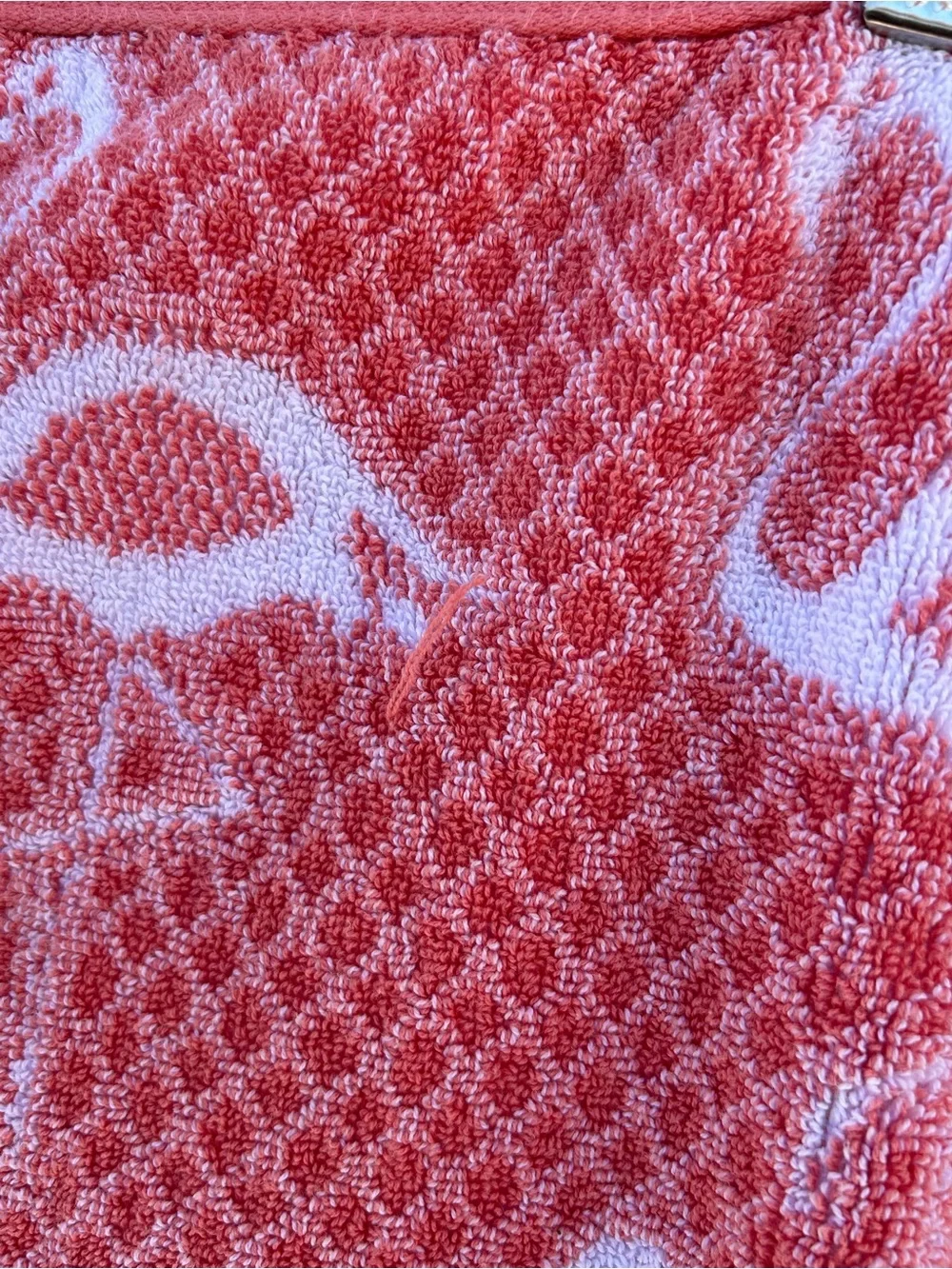 Save Island Spa Flamingo Towel Cotton Beach Bath Towel Terry VTG 2002